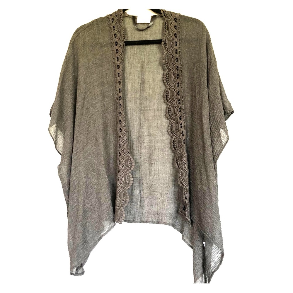 Melrose and Market Crochet Ruana, Size OS